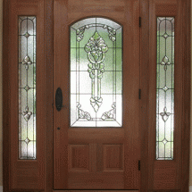 شیشه-درب-چوبی-به-شکل-قاب-و-حاشیه-با-طرح-کلاسیک