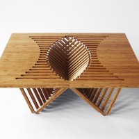 this-modern-furniture-appears-from-a-single-slab-of-wood